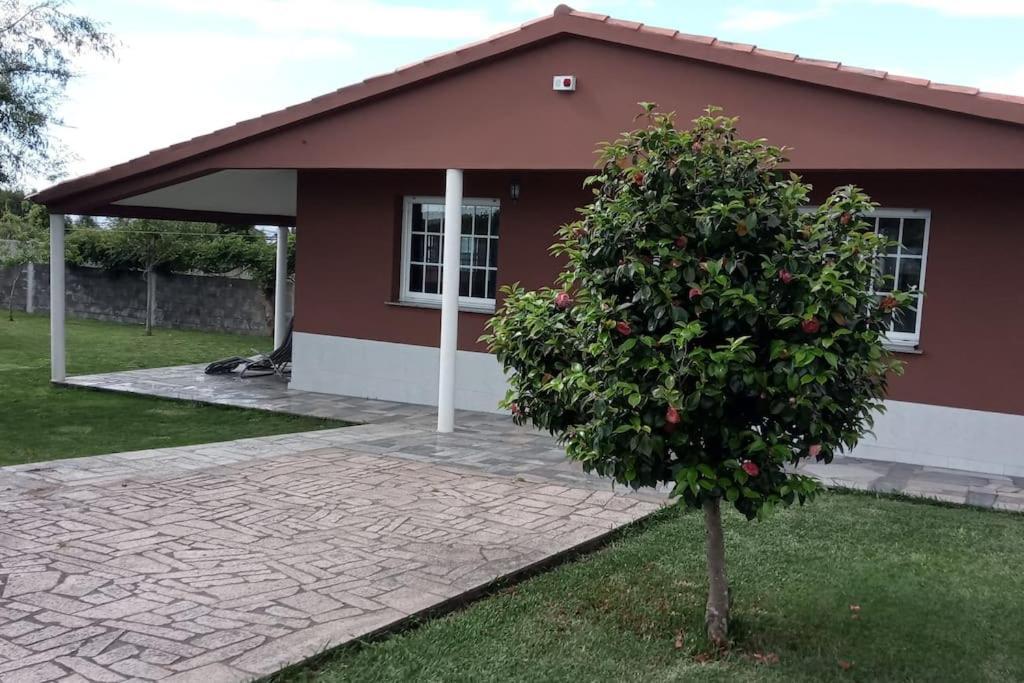 Casa En Playa Mexilloeira Villa Pontevedra Bagian luar foto